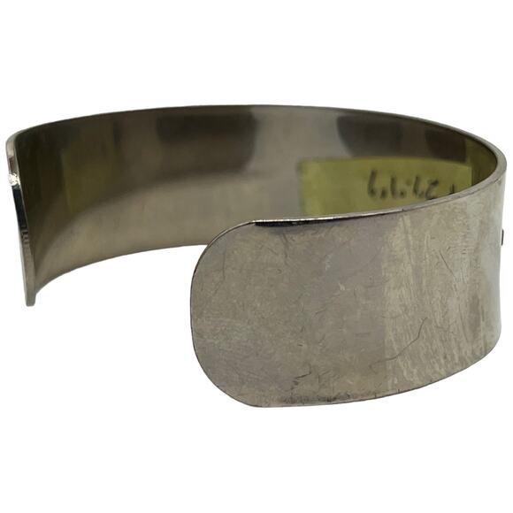 Statement Bullet Cuff Bracelet – Bold Industrial Style Jewelry - Picture 8 of 11